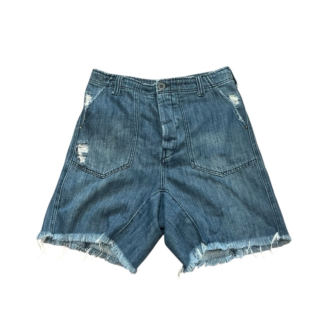We The Free distressed boho bohemian denim jean shorts